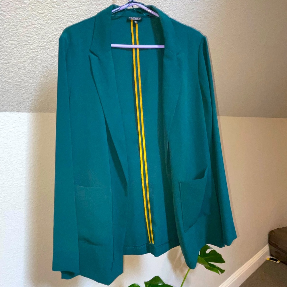 Top Shop Emerald Green Blazer Jacket